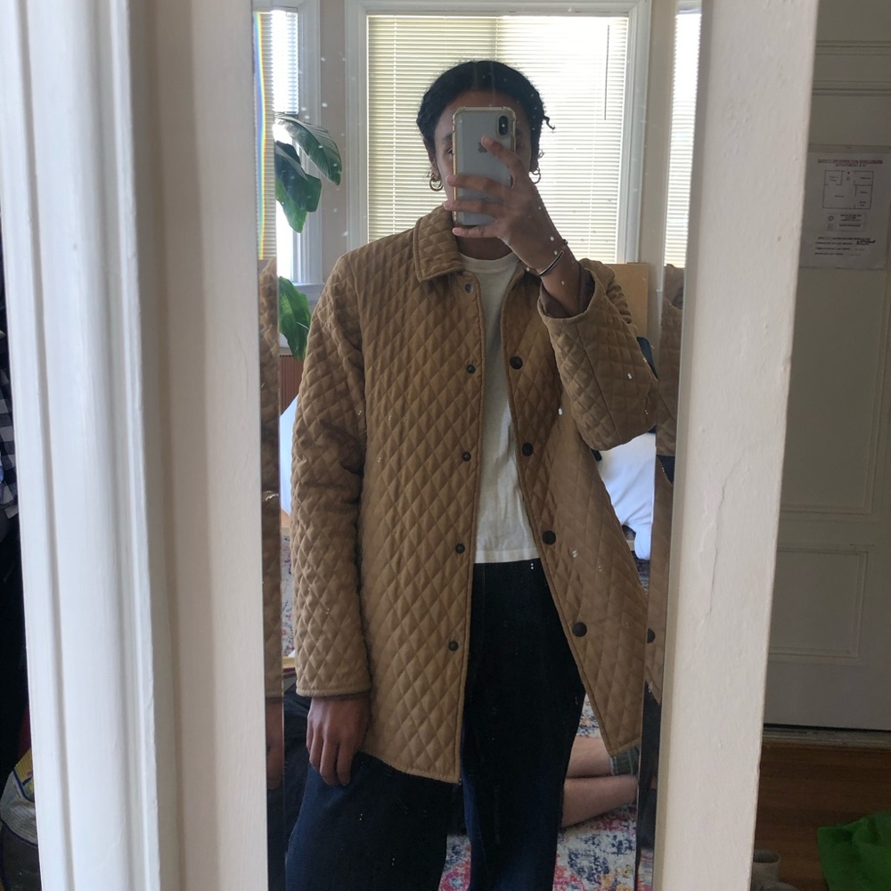 Barbour Quilted Tan Jacket